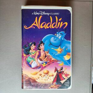 Aladdin VHS Cassette Tape